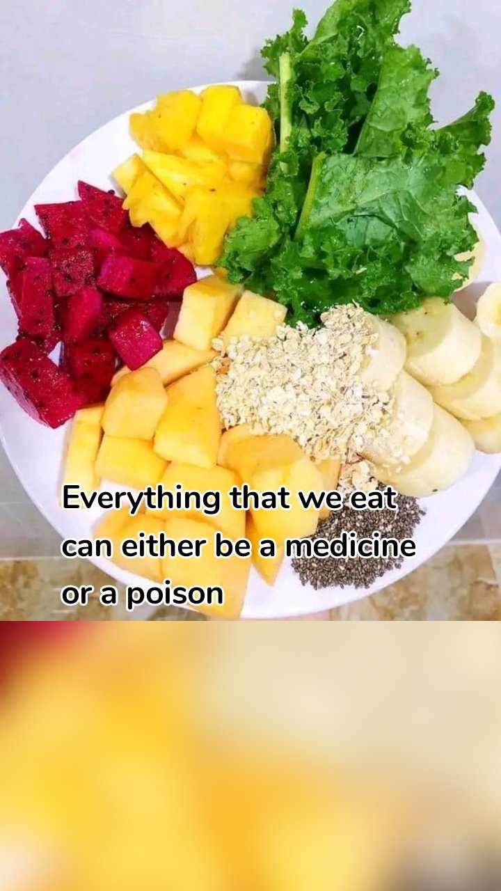 Everything that we eat can either be a medicine or a poison 
